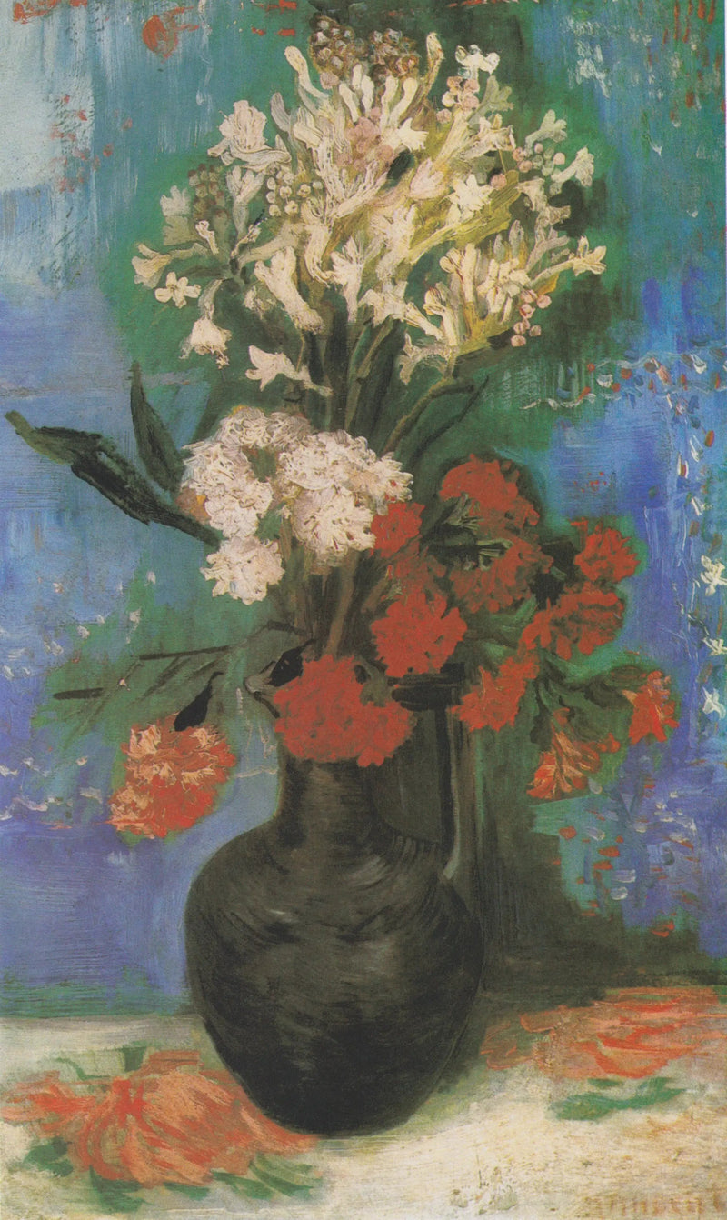 Vaso con garofani e altri fiori - Vincent van Gogh