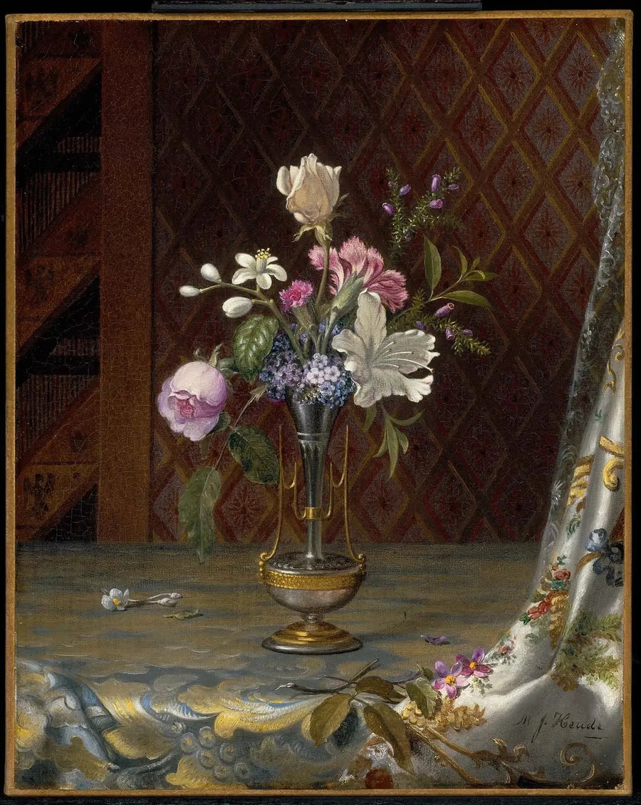 Vaso di fiori misti - Martin Johnson Heade
