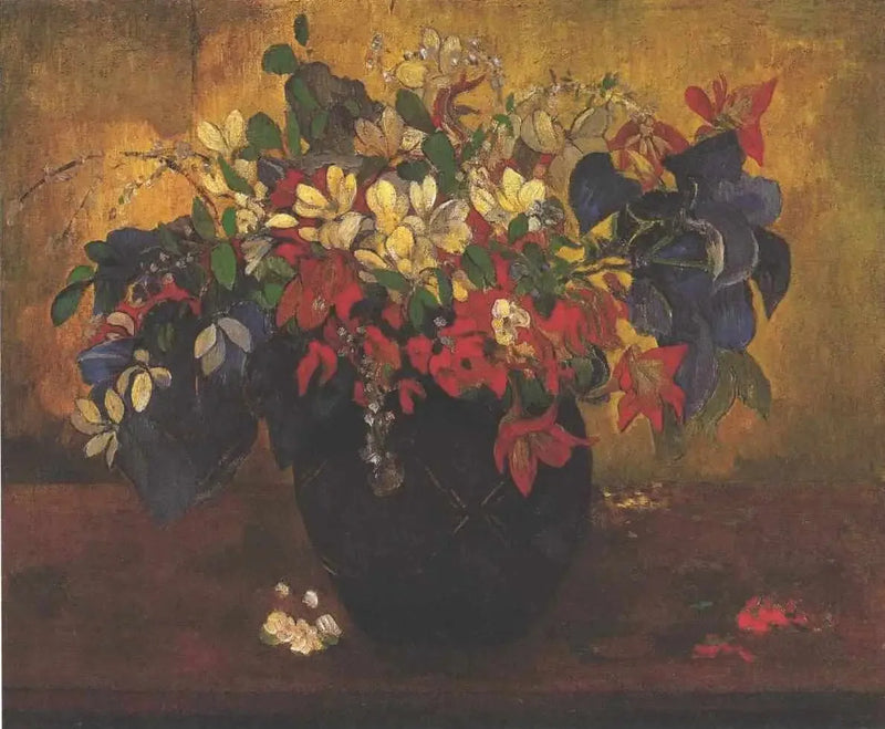 Vaso di fiori rossi - Paul Gauguin