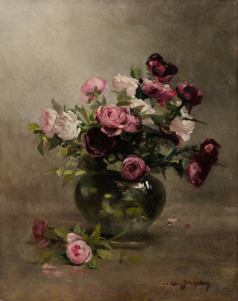 Vaso di rose - Eva Gonzalès