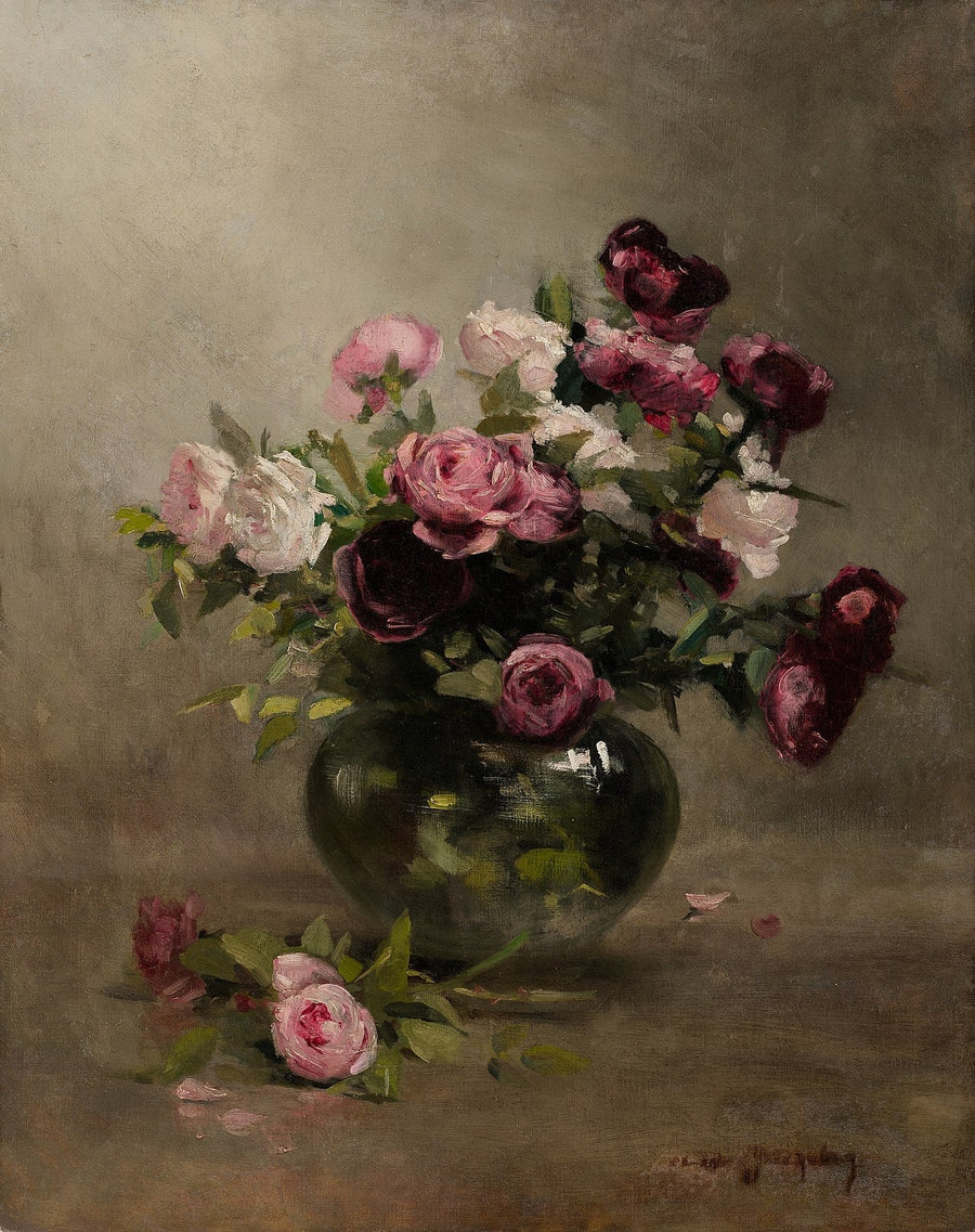 Vaso di rose - Eva Gonzalès