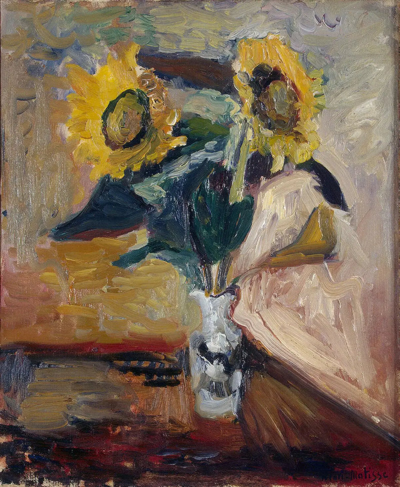 Vaso di girasoli - Henri Matisse
