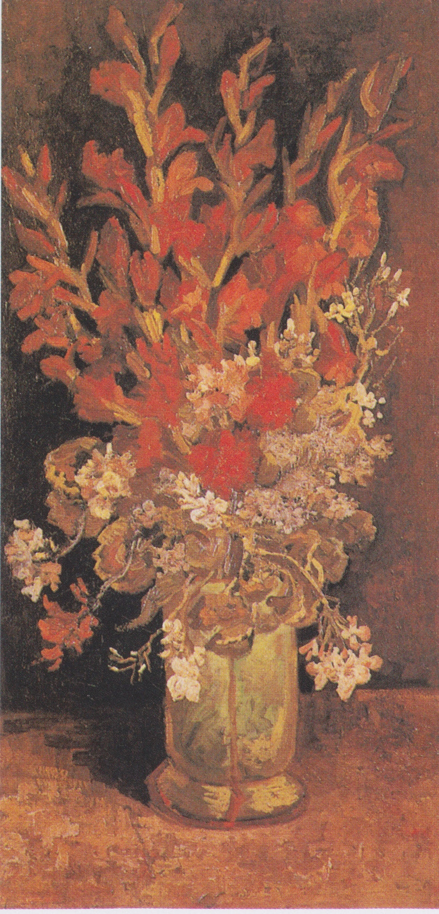 Vaso con gladioli e garofani - Vincent van Gogh