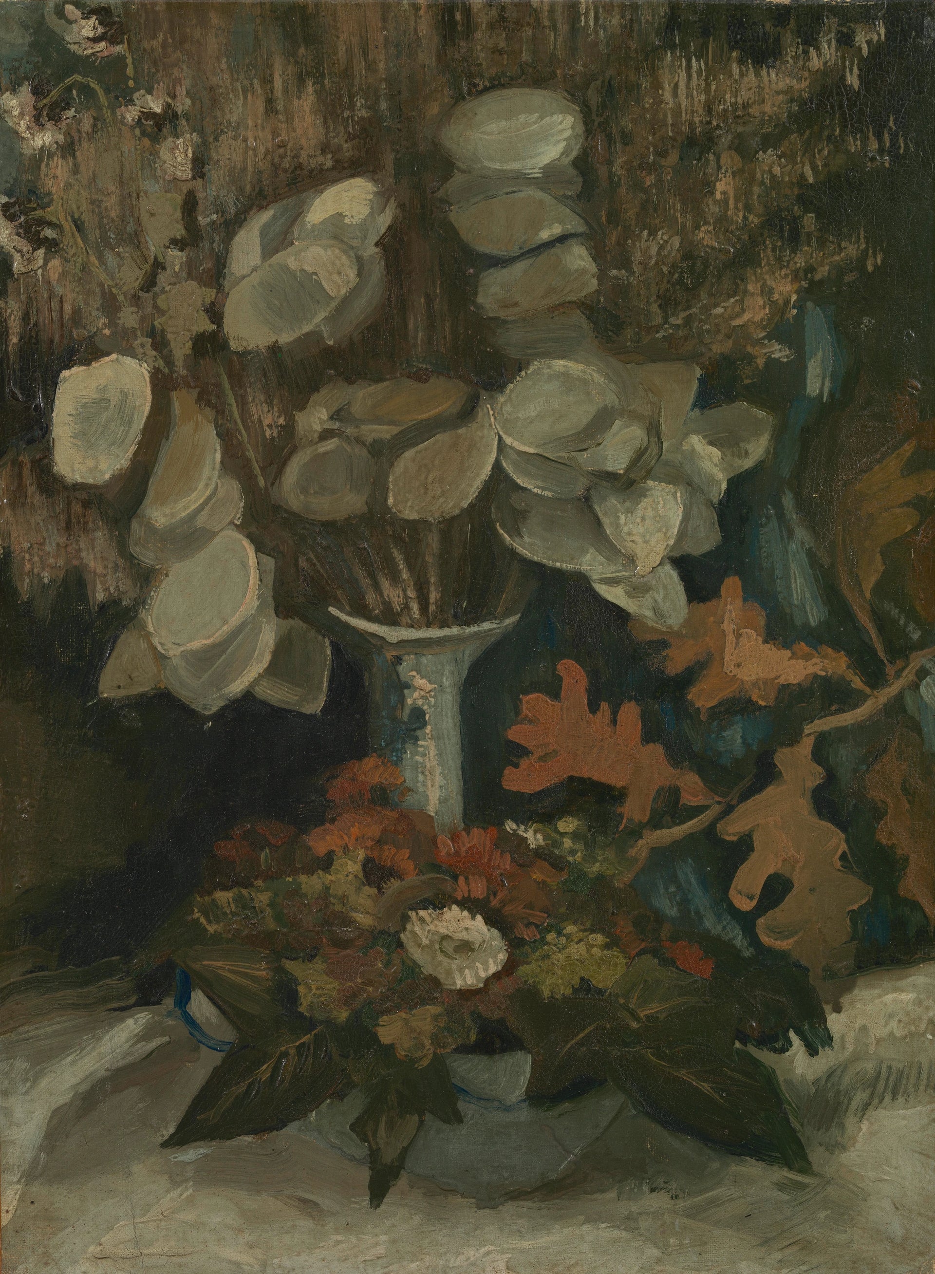 Vase aux monnaies-du-pape F76 JH542 — Vincent van Gogh