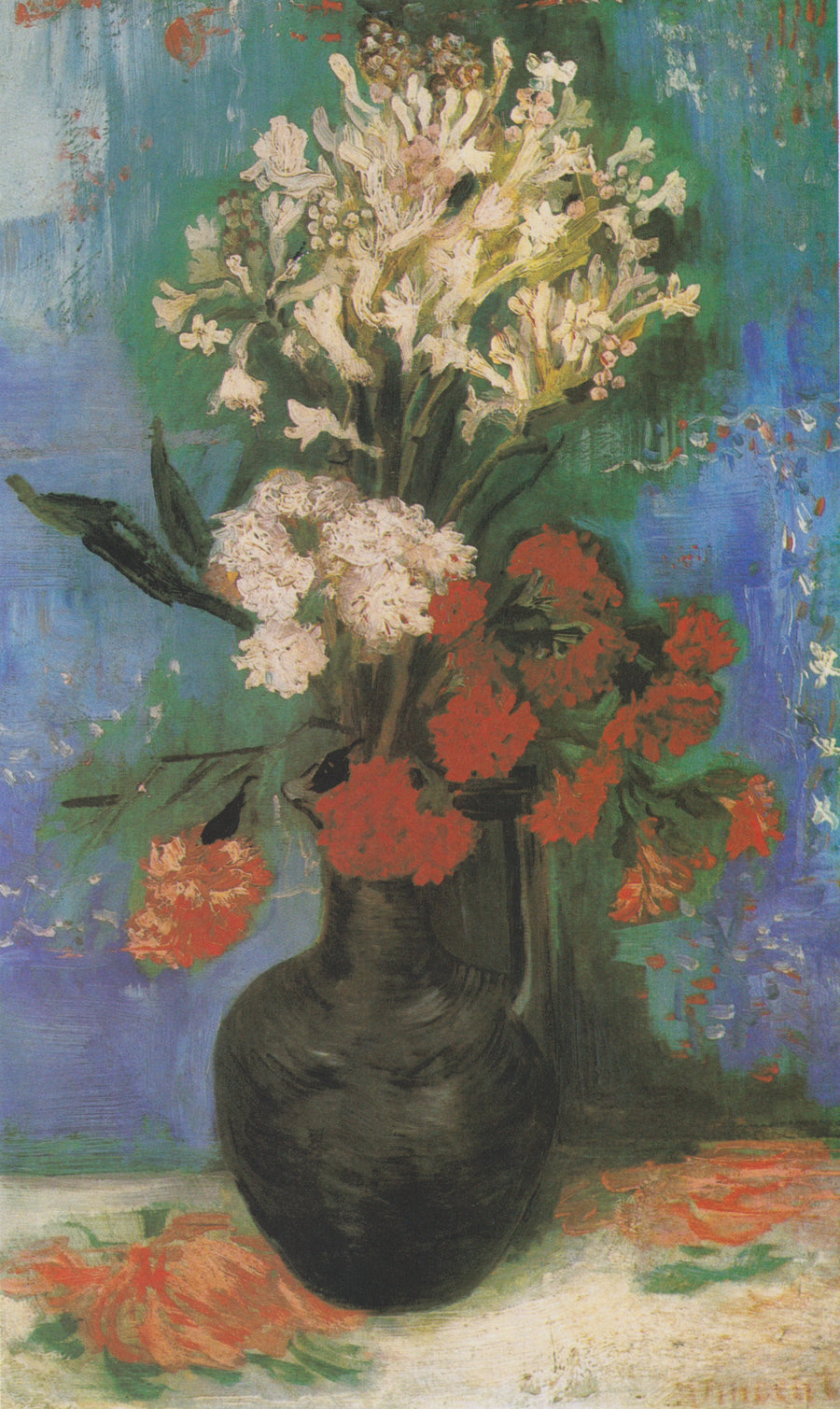 Vaso con garofani e altri fiori - Vincent van Gogh