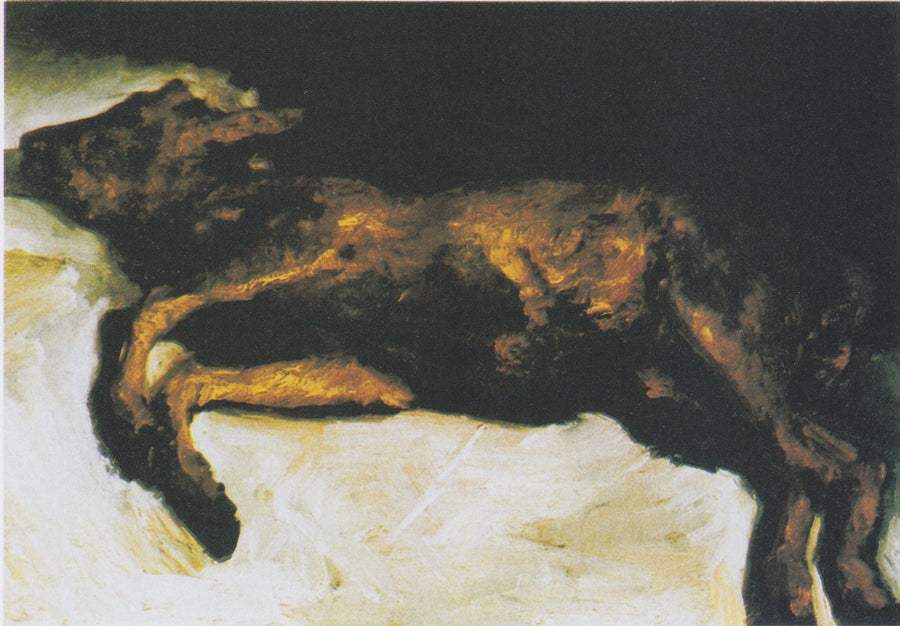 Vitello neonato sulla paglia - Vincent van Gogh
