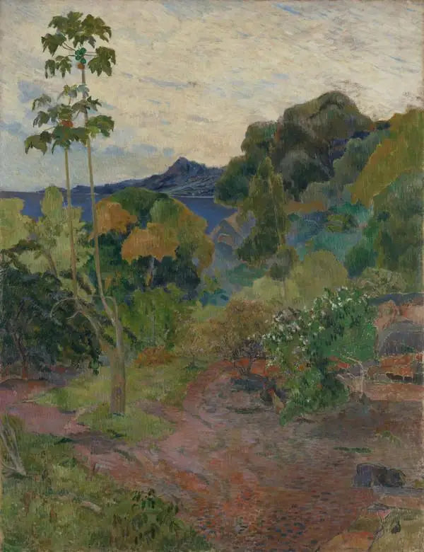 Végétation tropicale, Martinique - Paul Gauguin image 1 reproduction d’œuvre d’art à l’huile