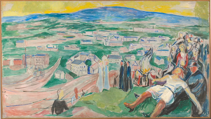 Veglia della notte di metà estate - Edvard Munch
