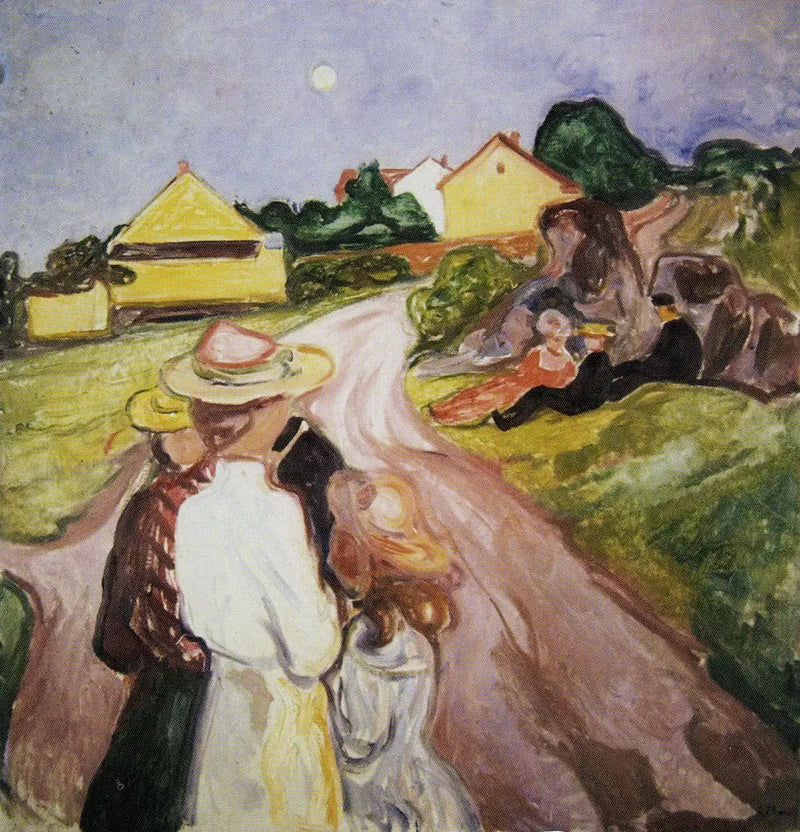 Veglia della notte di metà estate - Edvard Munch