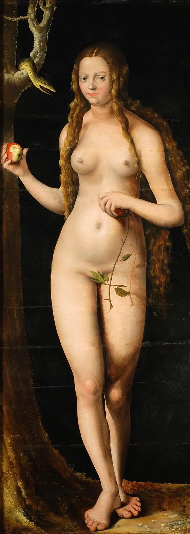 Veille - Lucas Cranach the Elder image 1 copie peinte à la main à l’huile
