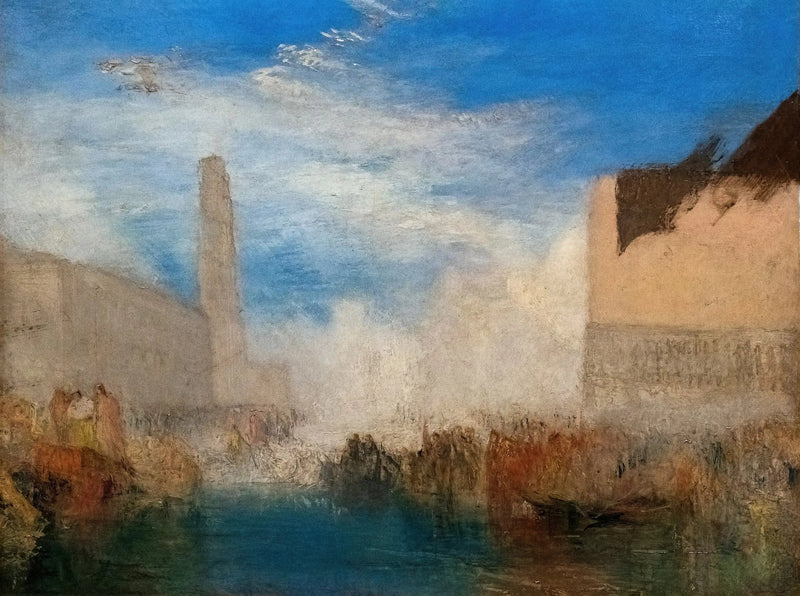 Venezia, la Piazzetta con la Cerimonia del Doge che Sposa il Mare - J. M. W. Turner