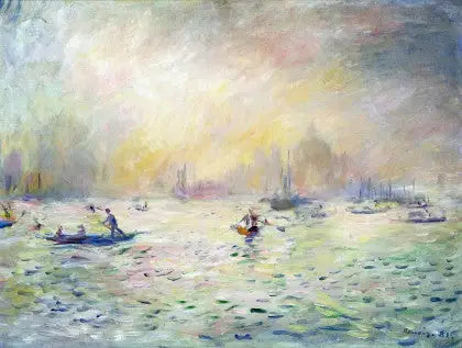 Venezia — nebbia - Pierre-Auguste Renoir
