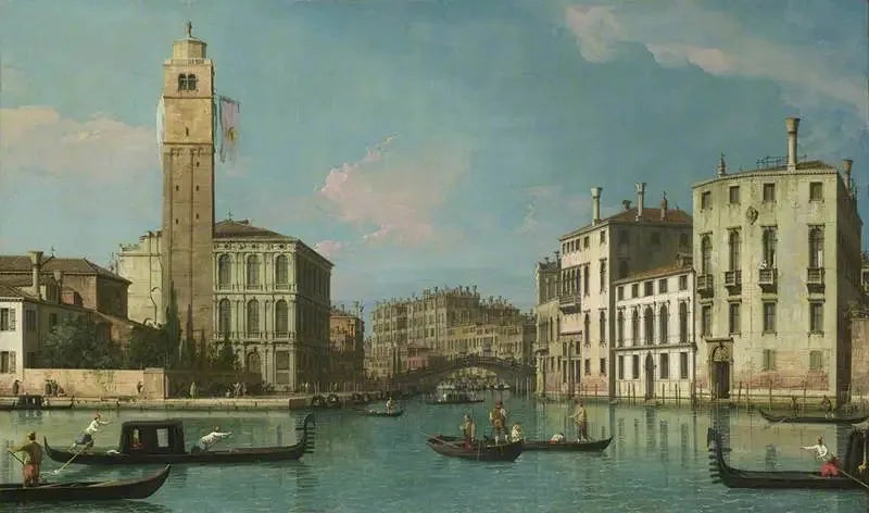 Venezia : Embouchure du Cannaregio - Canaletto
