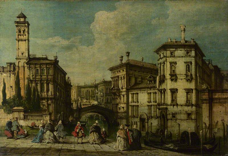 Venezia : Entrata del Cannaregio - Francesco Guardi