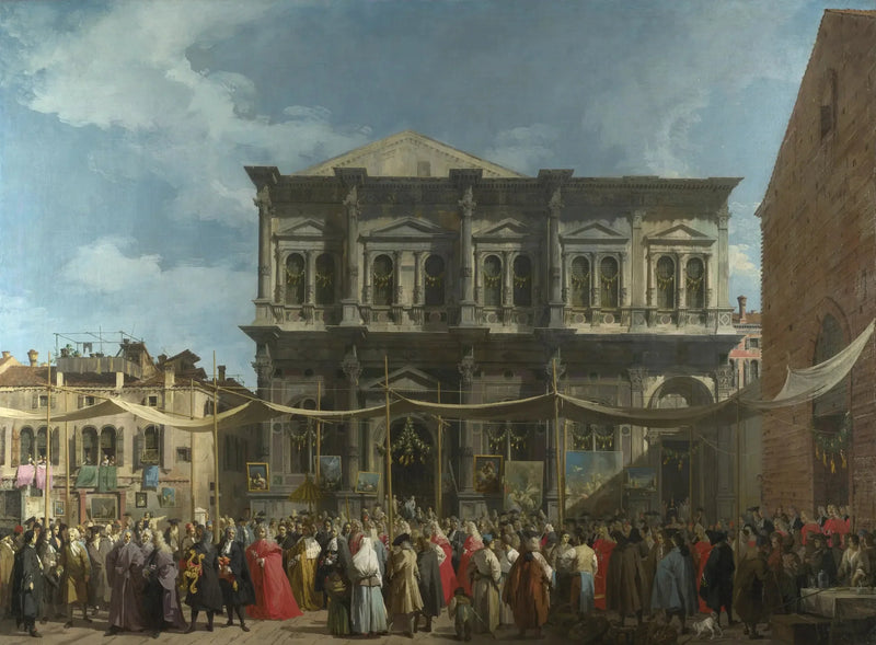 Venezia : Giorno di San Rocco - Canaletto