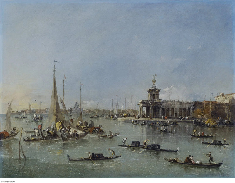 Venezia: la Dogana con la Giudecca - Francesco Guardi