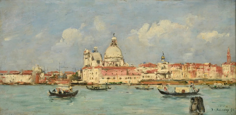 Venezia. La dogana e Notre-Dame-de-la-Salute - Eugène Boudin