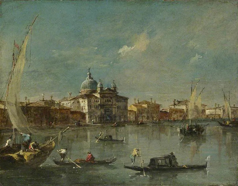 Venezia: La Giudecca con la Zitelle - Francesco Guardi