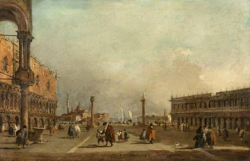 Venezia: la Piazzetta di San Marco - Francesco Guardi