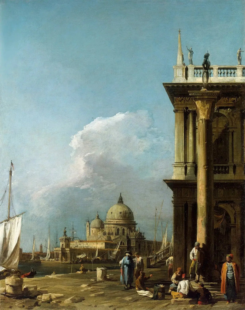 Venezia: la Piazzetta verso Santa Maria della Salute - Canaletto