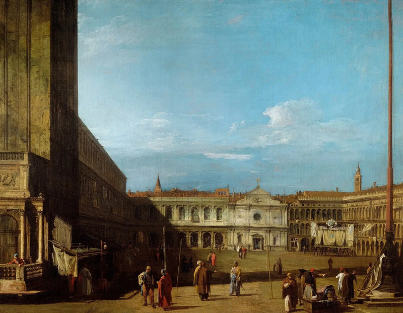 Venezia: la piazza San Marco verso San Giminiano - Canaletto