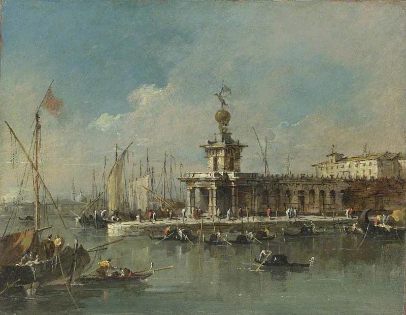 Venezia: La Punta della Dogana - Francesco Guardi