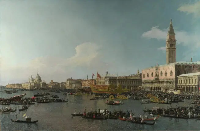 Venise: le bacino di San Marco le jour de l’Ascension - Canaletto - Alpha Reproduction