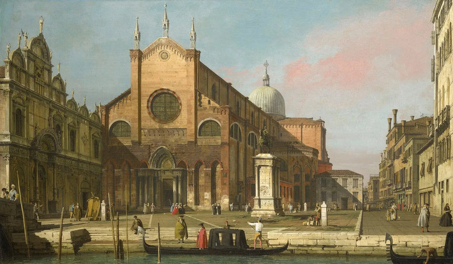Venezia : il campo SS. Giovanni e Paolo - Canaletto