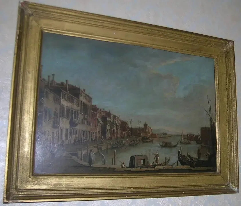 Venezia: il canale di Santa Chiara verso la laguna - Canaletto