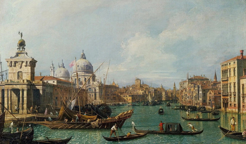 Venezia: il Grande Canale della Salute verso la Carità - Canaletto