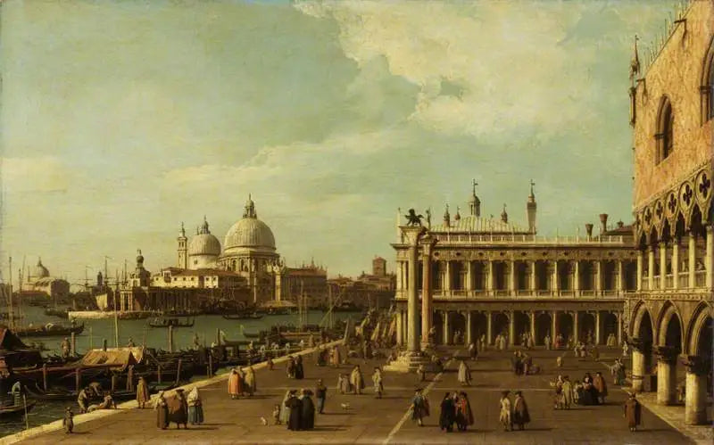 Venise: le Môle avec Santa Maria della Salute - Canaletto - Alpha Reproduction
