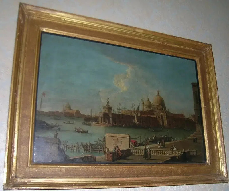 Venezia: il Molo verso la Dogana e Santa Maria della Salute - Canaletto
