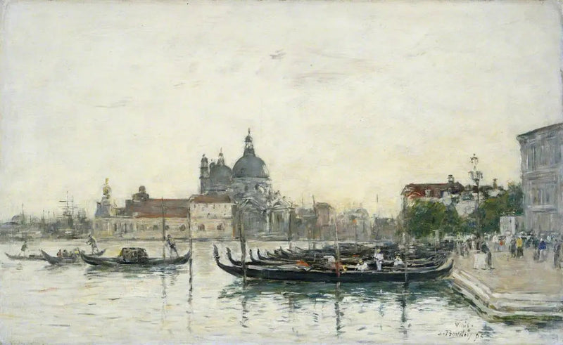 Venezia, il Molo - Eugène Boudin