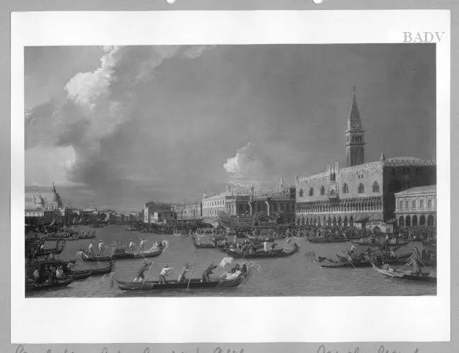 Venise + palais ducal - Canaletto - Alpha Reproduction