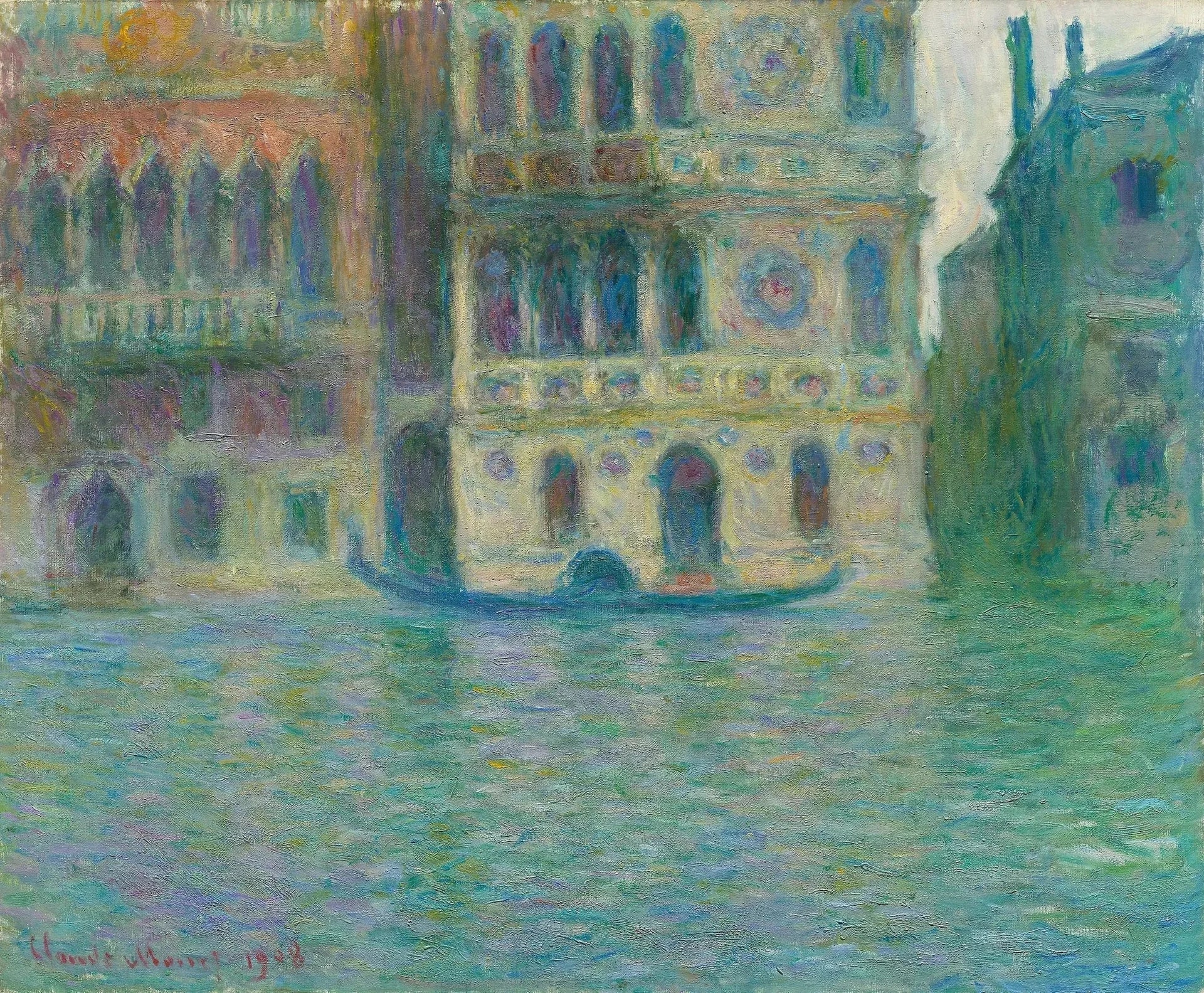 Venise, Palazzo Dario de Claude Monet, 1908 – Art Institute of Chicago 1933.446, Wildenstein 1757