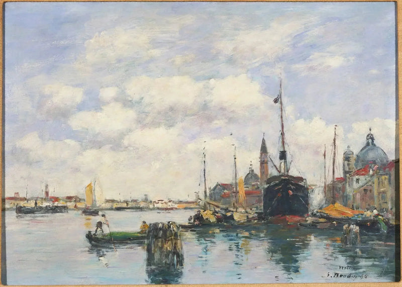 Venezia – Paesaggio marino alla Giudecca - Eugène Boudin