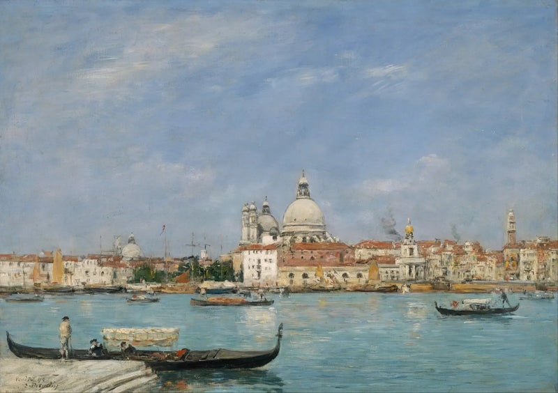Venezia, Santa Maria della Salute di San Giorgio - Eugène Boudin