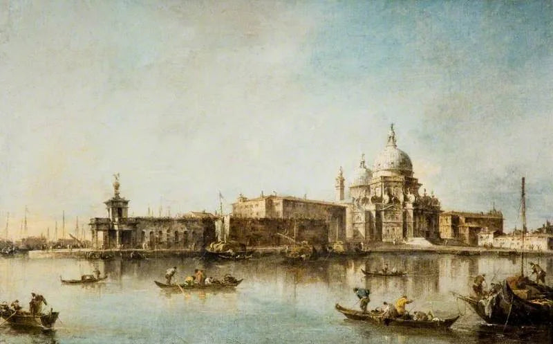 Venezia - Santa Maria delle Salute e il Dogma - Francesco Guardi