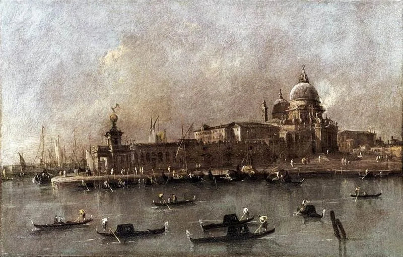 Venezia: una vista dell'ingresso del Grande Canale - Francesco Guardi