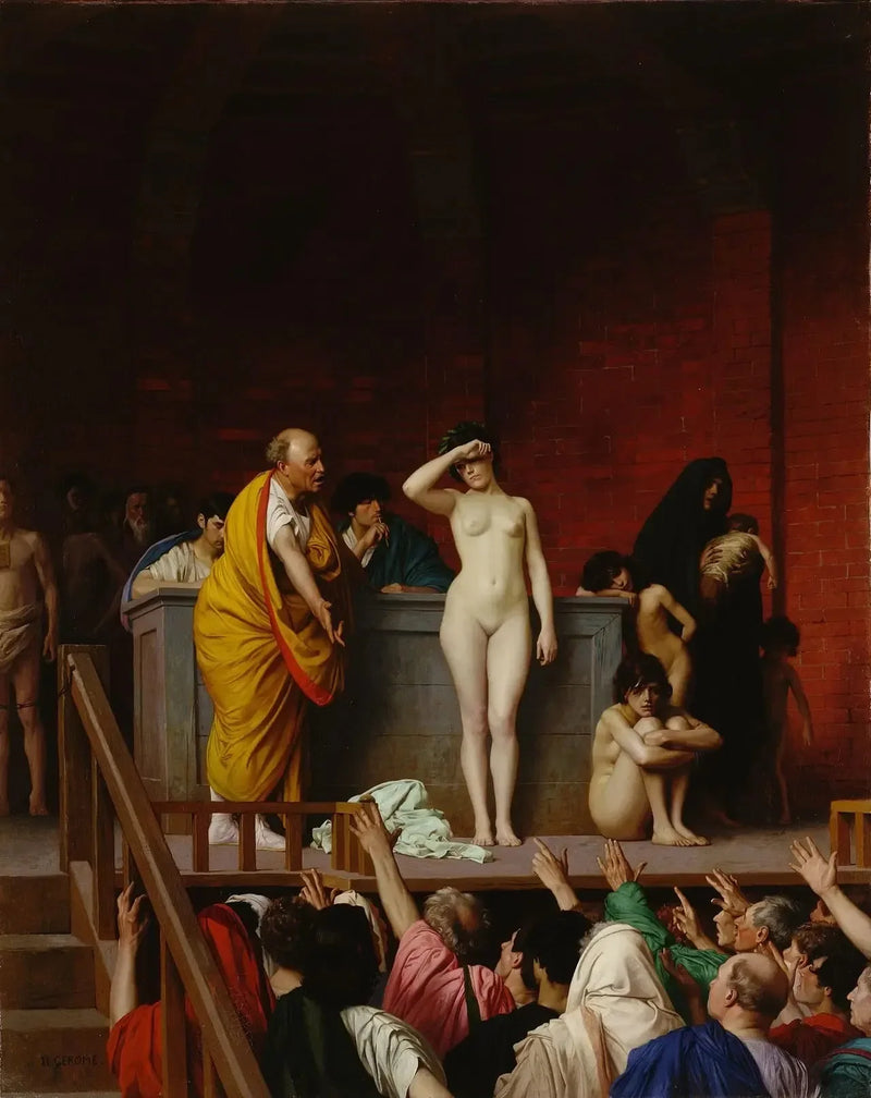Vendita di schiavi a Roma - Jean-Léon Gérôme