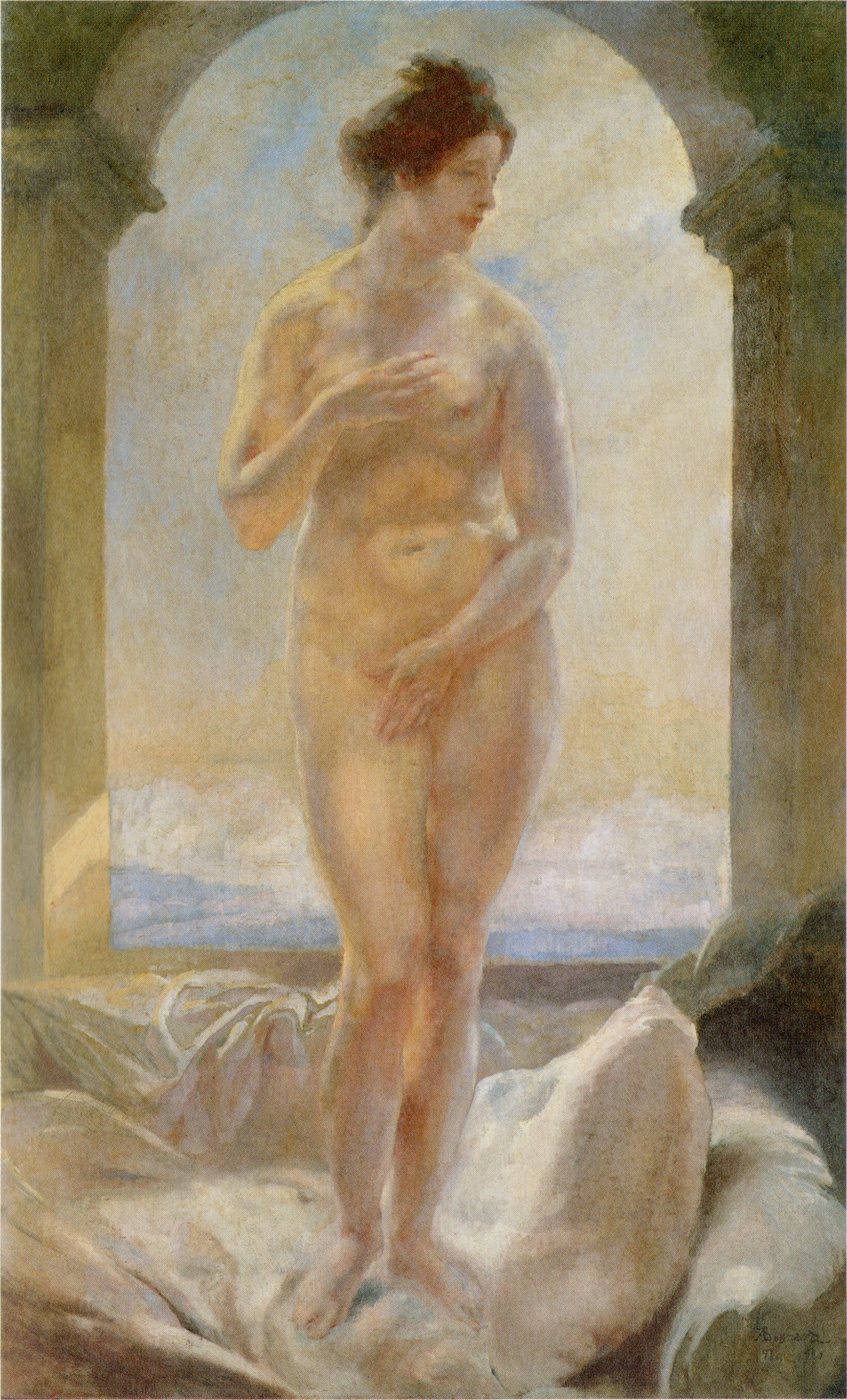 Vénus - Albert Besnard image 1 reproduction artisanale de tableau
