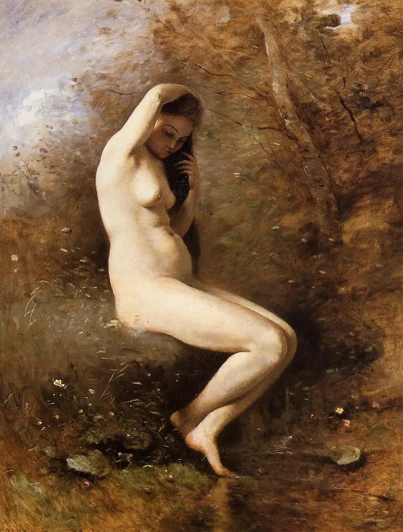 Venere nel bagno - Jean-Baptiste Camille Corot