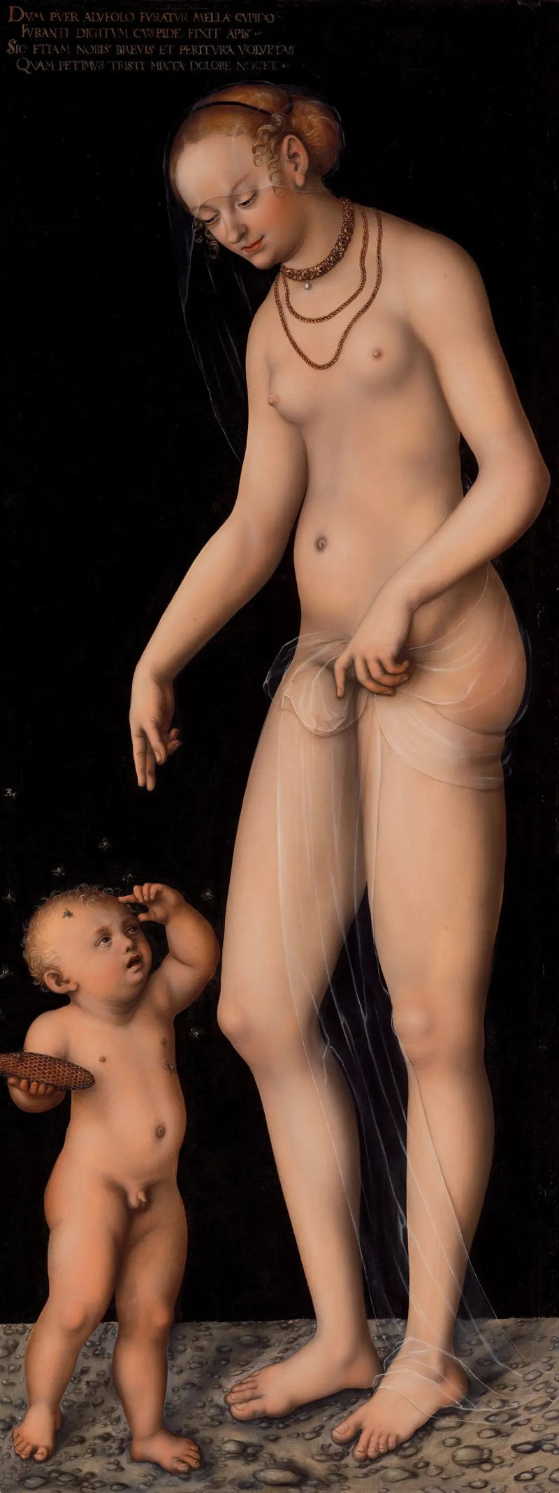 Venere con Amore, il ladro di miele - Lucas Cranach il Vecchio