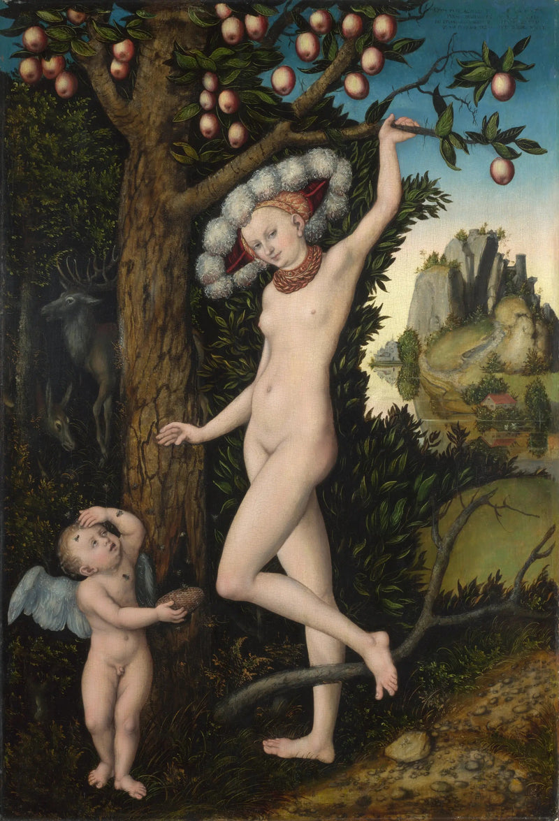 Venere con Cupido il ladro di miele - Lucas Cranach il Vecchio