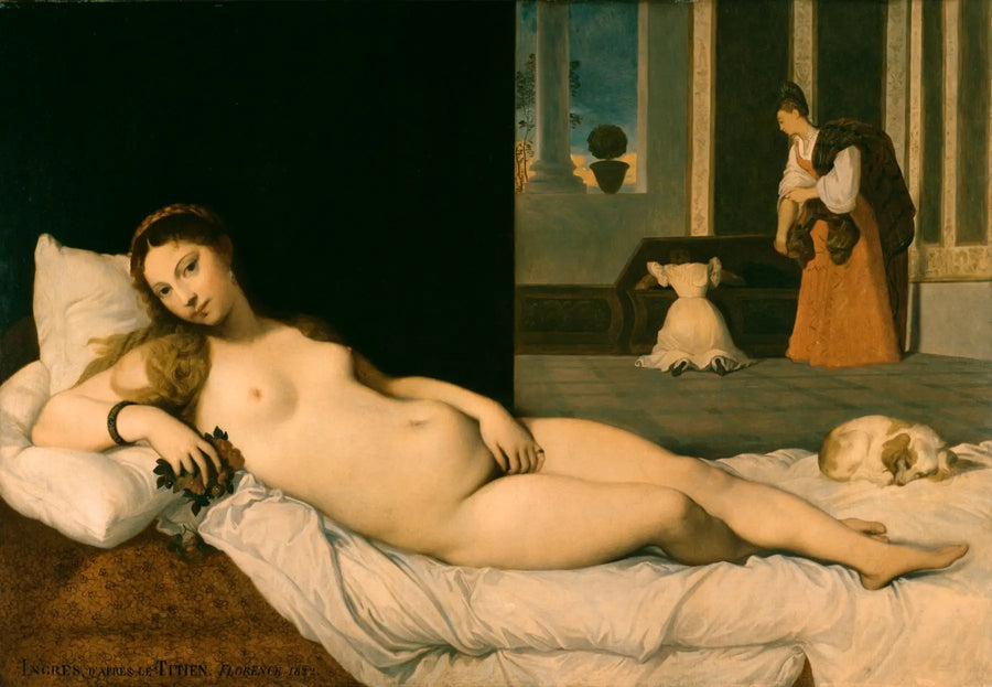 Venere distesa - Jean-Auguste-Dominique Ingres