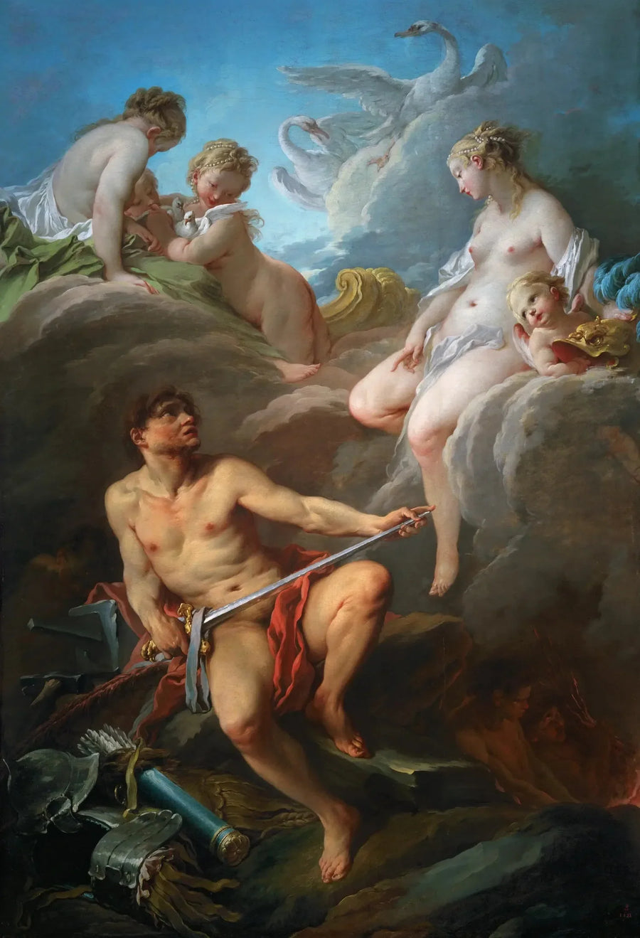 Venere che chiede a Vulcano armi per Enea - François Boucher