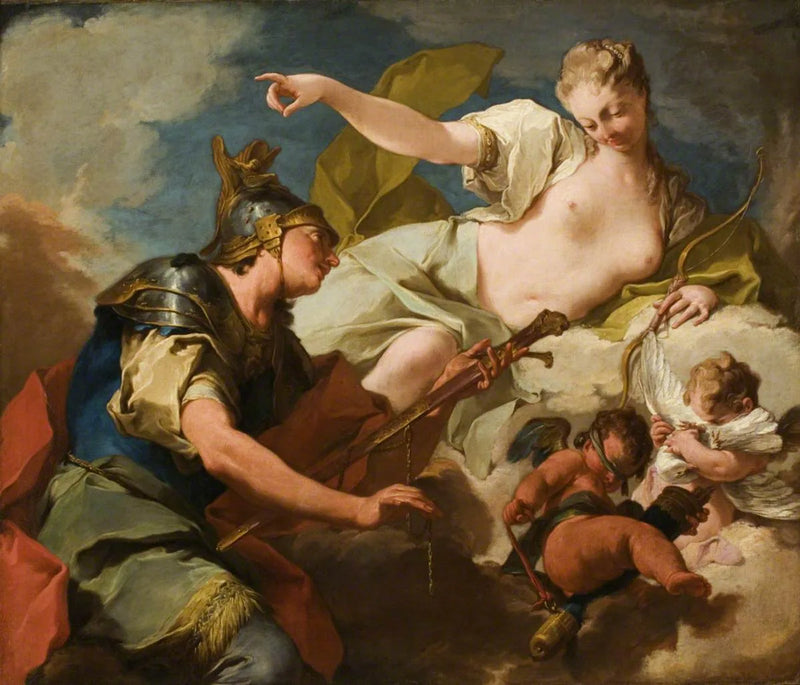 Venere dà armi a Enea - Giovanni Battista Pittoni