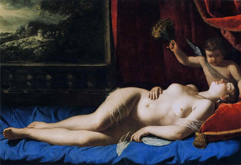 Venere addormentata - Artemisia Gentileschi