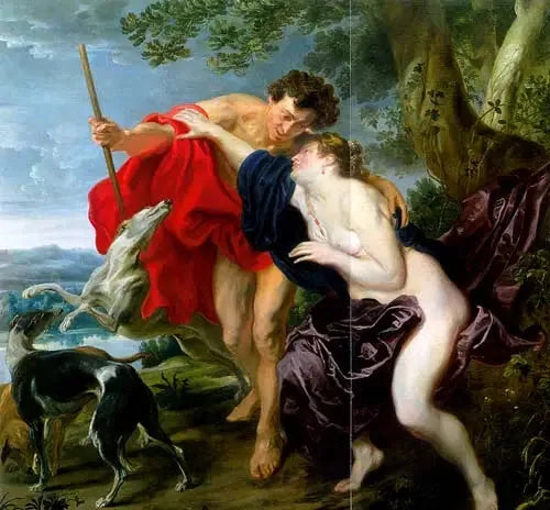 Venere che cerca di impedire Adone di andare a caccia - Antoine van Dyck