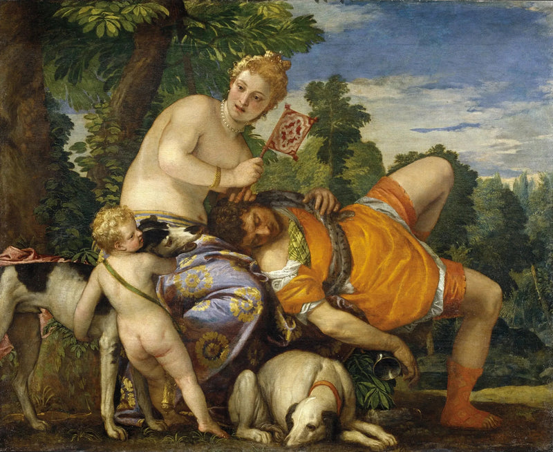 Venere e Adone - Paolo Veronese